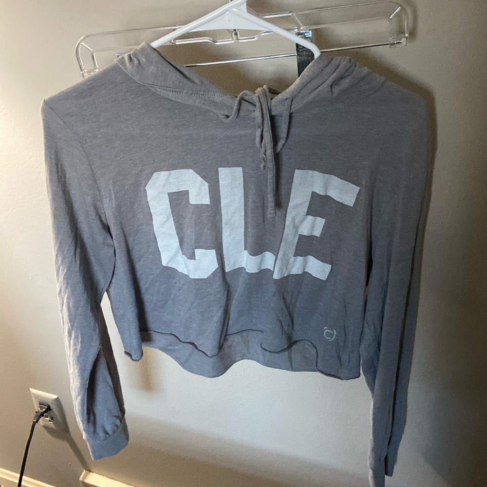 Cleveland long sleeve cropped top